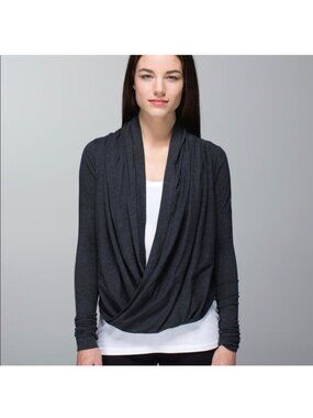 Lululemon Iconic Wrap Heathered Black
